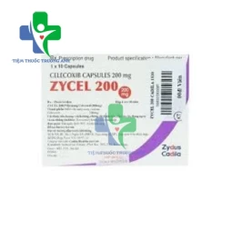 Zycel 200 Zydus Cadila - Giảm dấu hiệu và triệu chứng viêm xương khớp